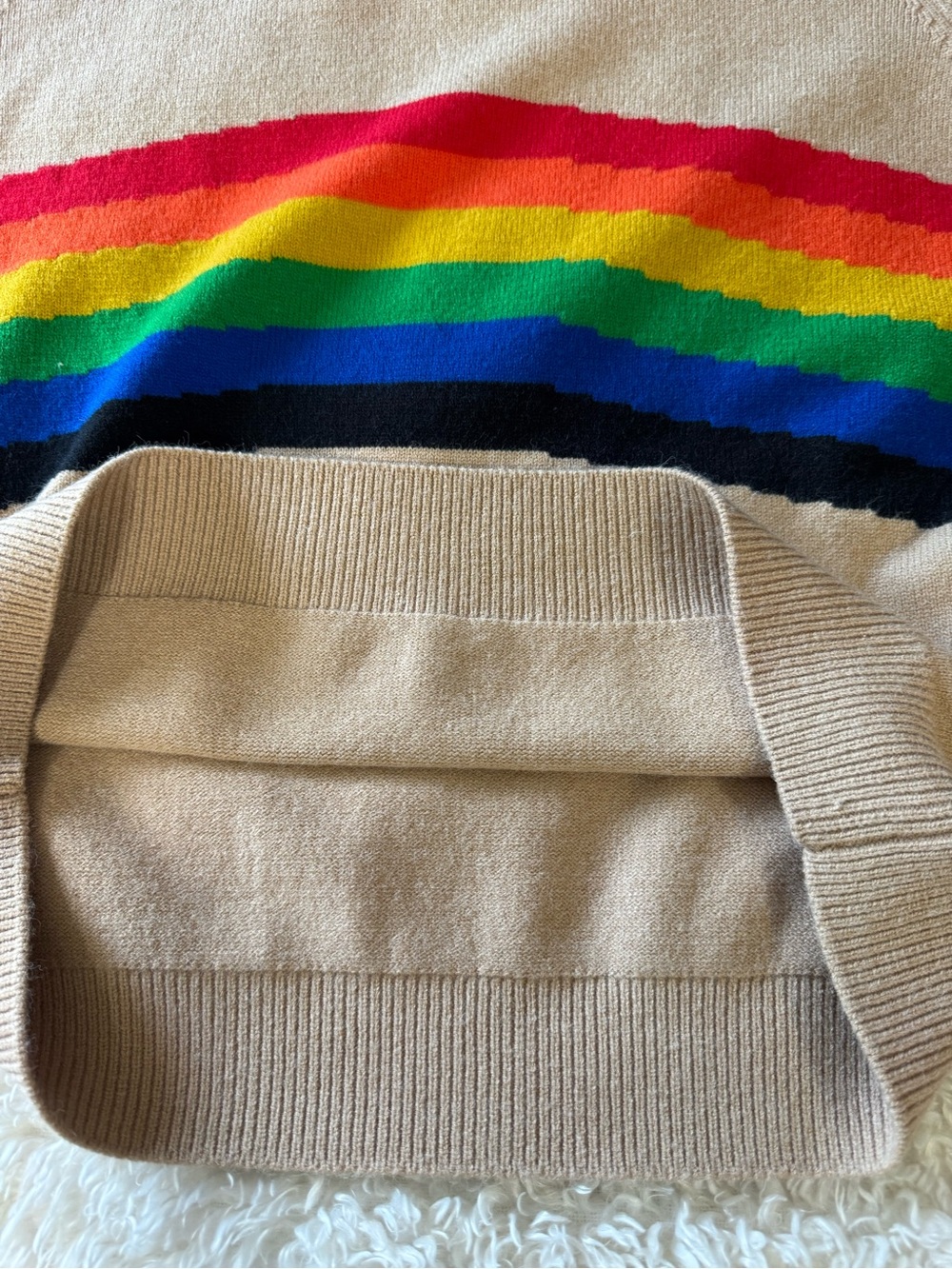 Young Fabulous And Broke Rainbow Sweater M/L soft, cozy, contemporary - Picture 7 of 10